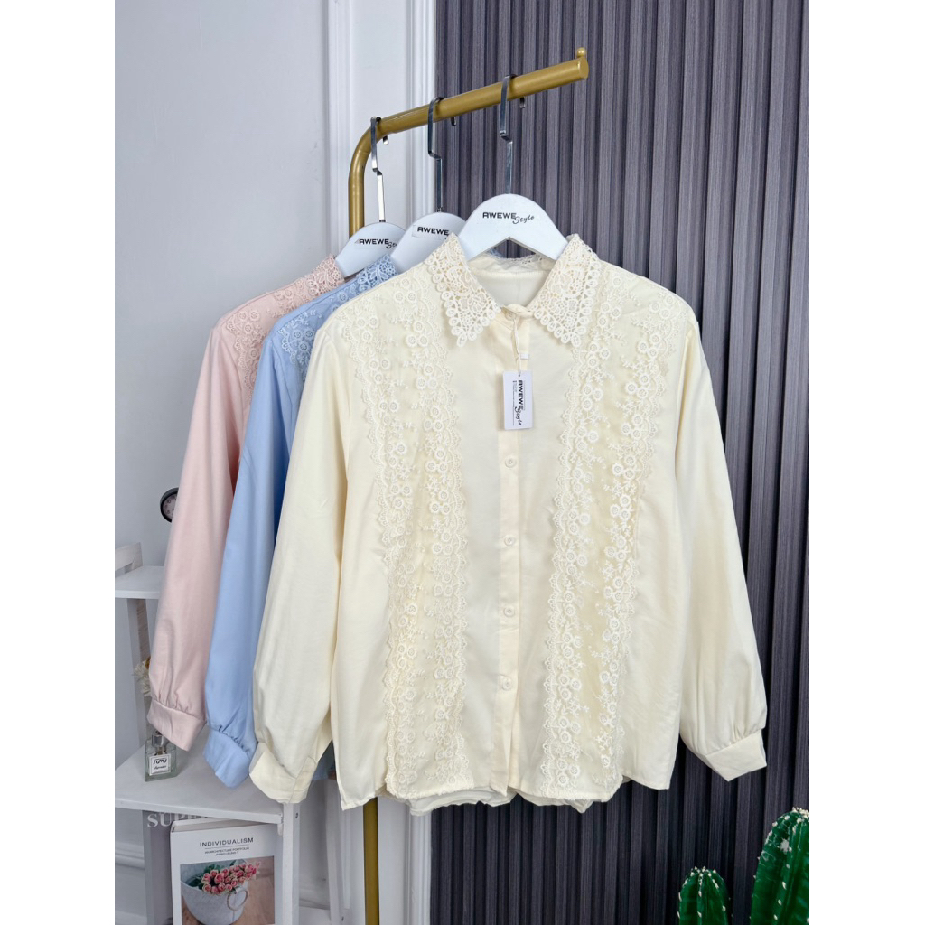 Jual Farosa Blouse | Awewe Style | Blouse Wanita | Shopee Indonesia