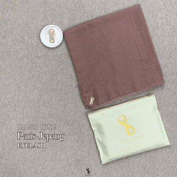 Tuscany Official Paris Jepang Eyelash Kerudung Square Jilbab Hijab Segi Empat