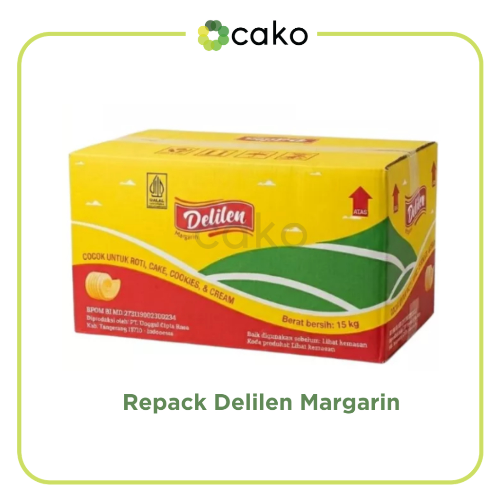 Jual (REPACK) Delilen Margarine Aroma Susu, Wangi, Legit 250gr & 500gr ...