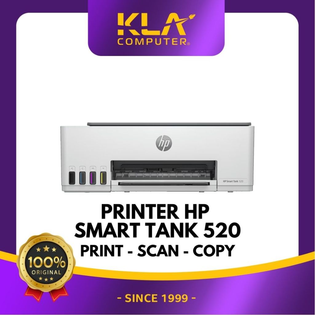 Jual HP SMART TANK 520 Printer All In One Print Scan Copy WiFi Baru ...