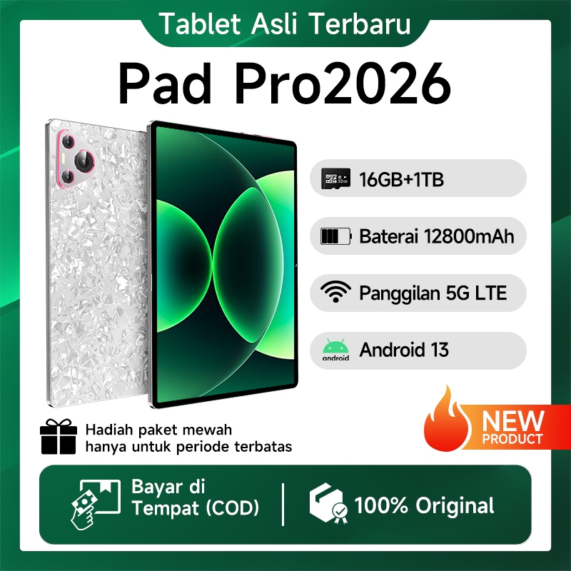 Jual COD Tablet Xiaomi PadPro 2026 Android 13.0 Layar Penuh 10.1 Inci ...