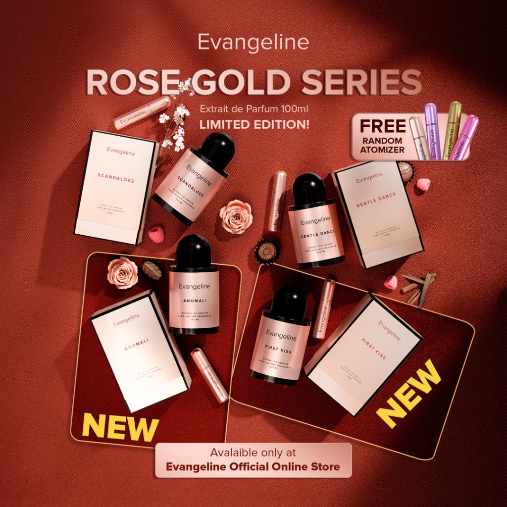Parfum 100ml Unisex Rose Gold Beragam Aroma