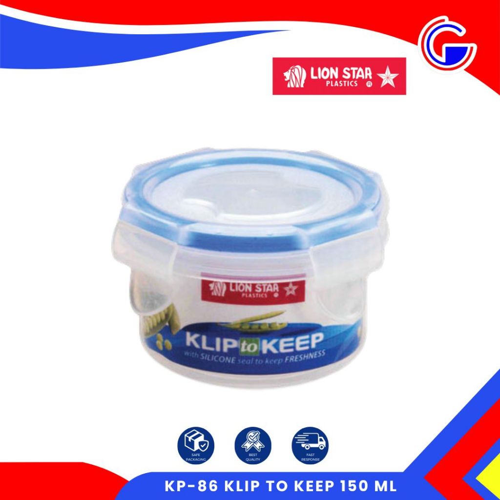Tempat Mpasi KP86 Klip To Keep 3001 (150ml) - Tempat Mpasi Bulat Lion Star - Sealware Mpasi