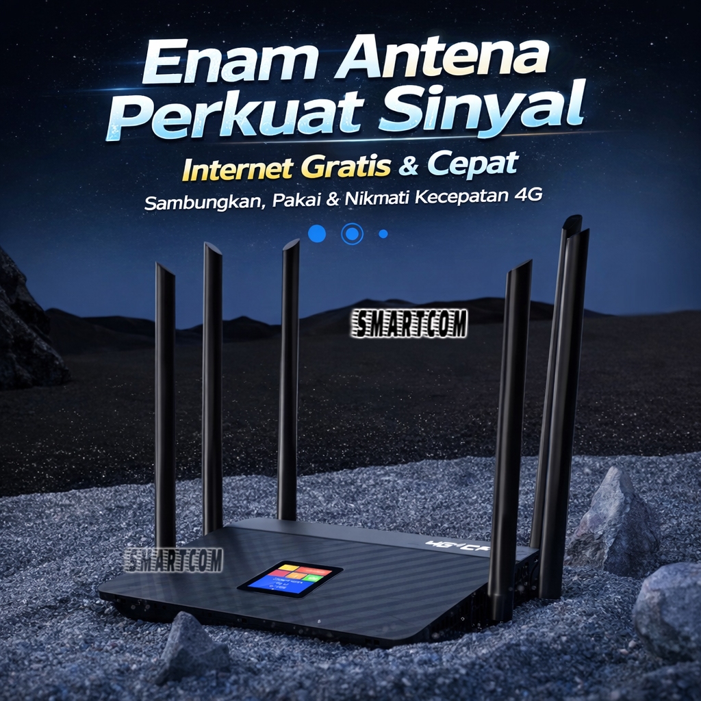 Jual SMARTCOM Modem Wifi Home Router 4G SM916 LCD Unlock All Operator ...