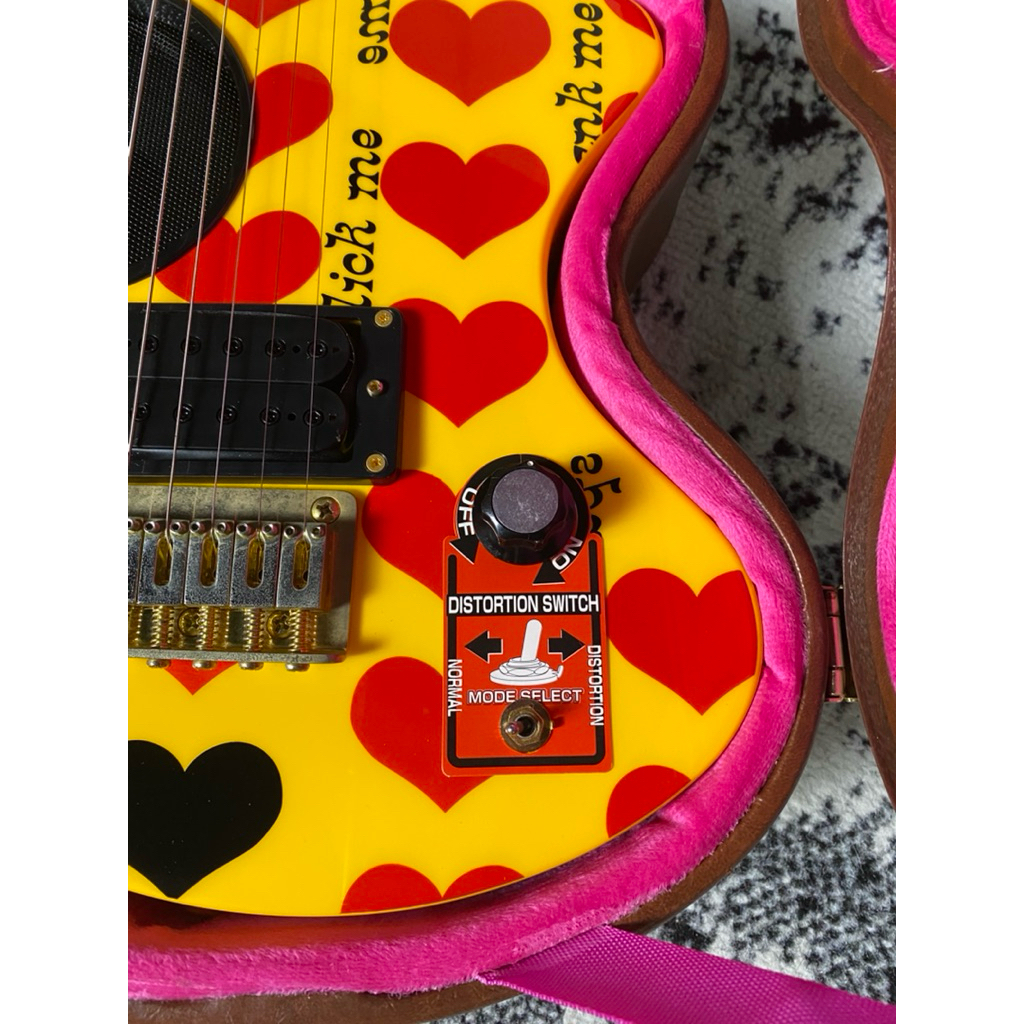 Jual Fernandes Zo-3 Yellow Heart Hide X Japan Signature Made in