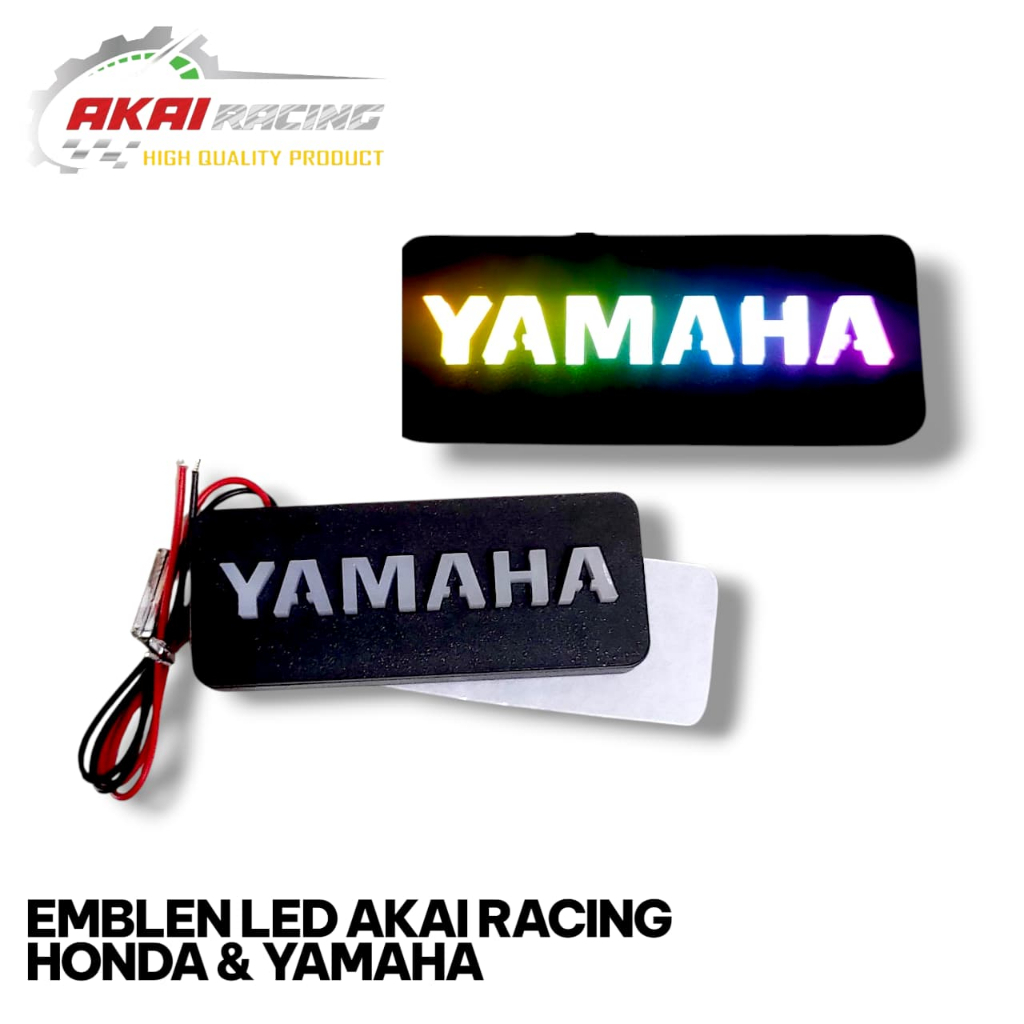 Jual Promo Emblem Led Nyala Honda Dan Yamaha Mata Kucing Led Merek Akai ...