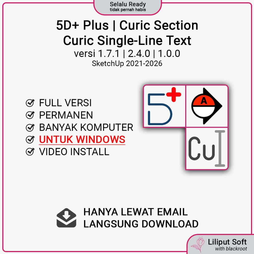 Jual Plugin 5D+ Plus Beserta Curic Section Disertai Curic Single-Line ...