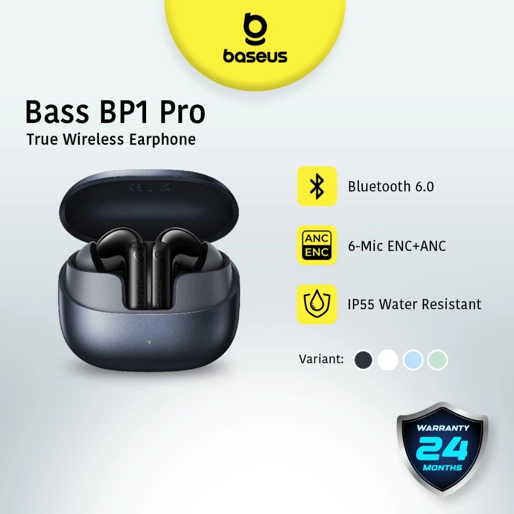 Baseus BP1 Pro TWS ANC Hi-Res True Wireless Earbud Earphone Bluetooth