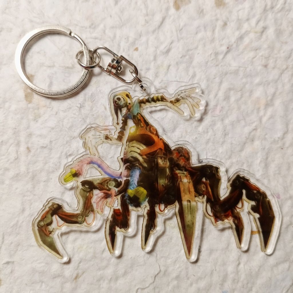 Jual ganci transparan THE PROTOTYPE Poppy Playtime keychain gantungan ...