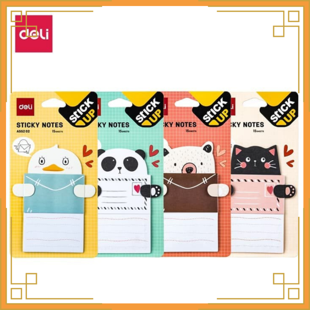 Jual DELI sticky notes lucu A55202 | Shopee Indonesia