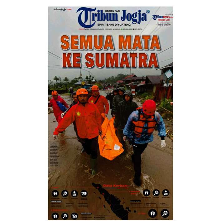 Jual Koran TRIBUN JOGJA 30 November 2025 | Shopee Indonesia