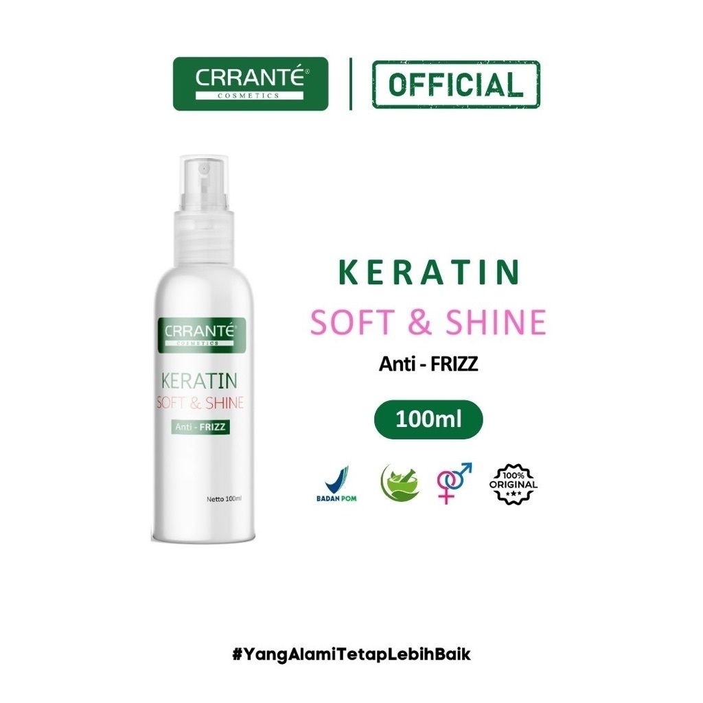 Jual CRRANTE KERATIN ANTI FRIZZ SPRAY/ PERAWATTAN RAMBUT KUSUT, KERING ...