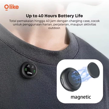 Clip Magnetic Mic Microphone Plug N Play For Content Kreator With Anc Garansi Batam