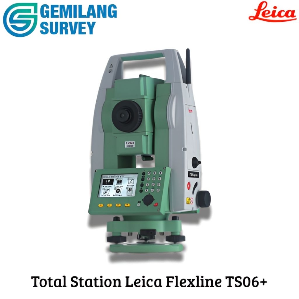 Jual Total Station Flexline Leica TS06 Plus Baru Garansi 1 Tahun ...
