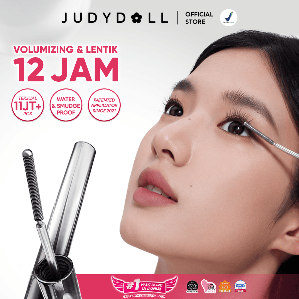 Jual (BARU!) Judydoll Curling Iron Mascara (Maskara Besi Waterproof ...