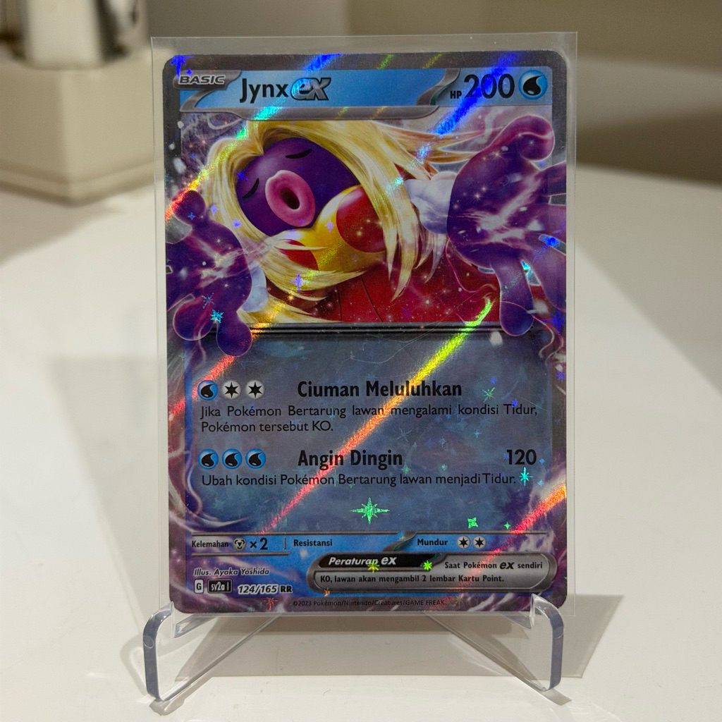 Jual Kartu Pokemon Original - Jynx EX RR 124/165 SV2a | Shopee Indonesia