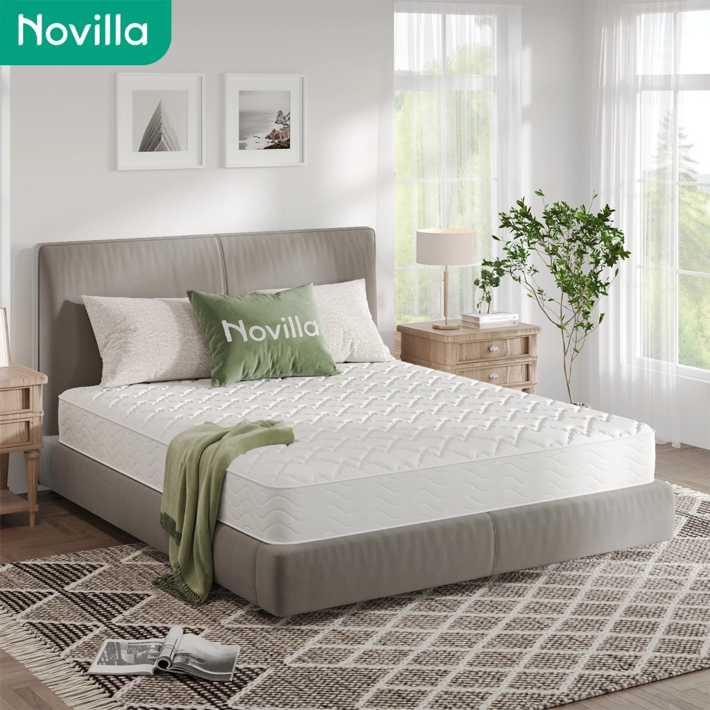 Novilla Kasur MetaDream-Plus 20cm Pocket Spring Bed Anti Goyang Lembut Nyaman Free Bantal