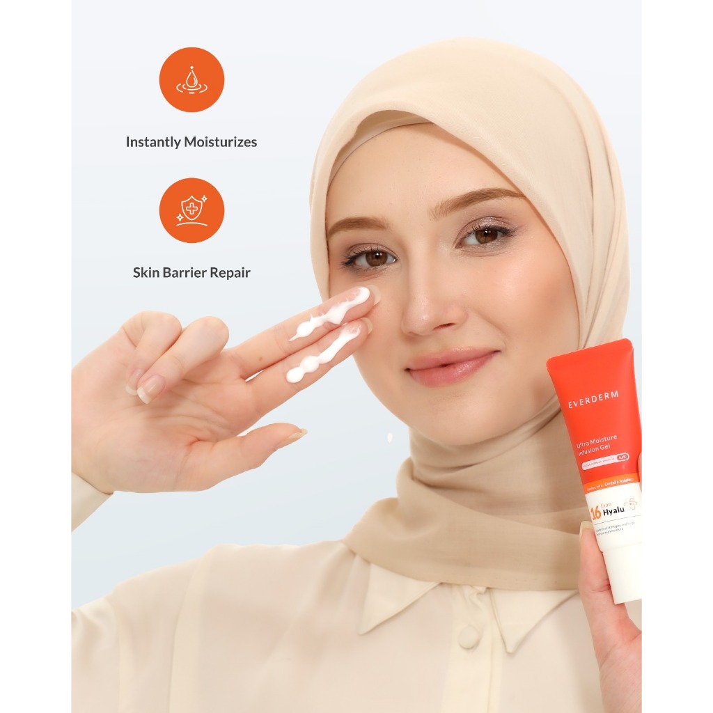 Jual EVERDERM Ultra Moisture Infusion Gel Extra 16Hyalu || Skin Barrier ...