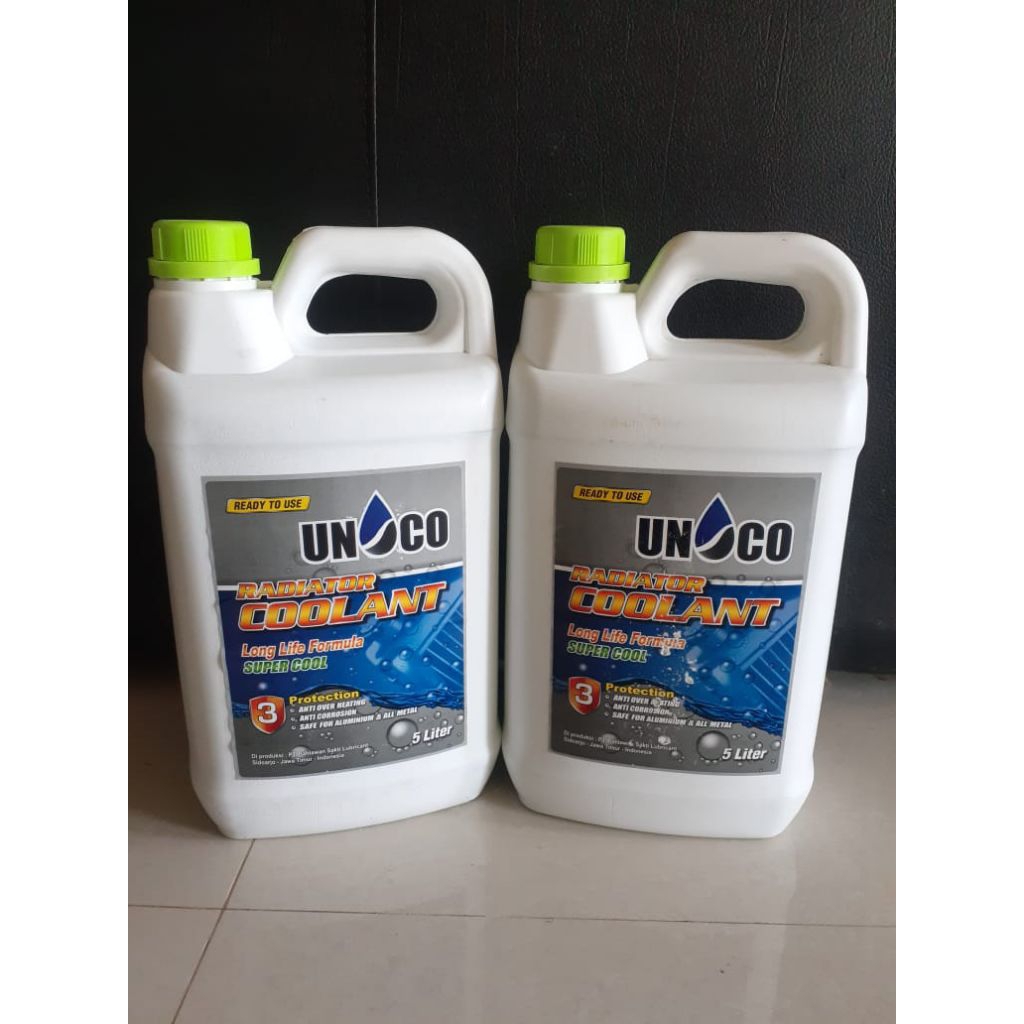 Jual Air Radiator / Radiator Coolant 5L UNOCO Hijau | Shopee Indonesia
