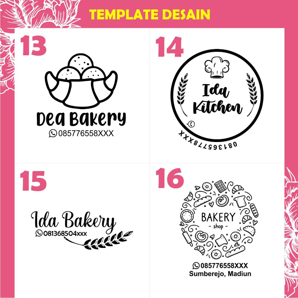 Jual Sablon Plastik Roti Opp Opp 14x14 Minimal Order 500 pcs | Shopee ...