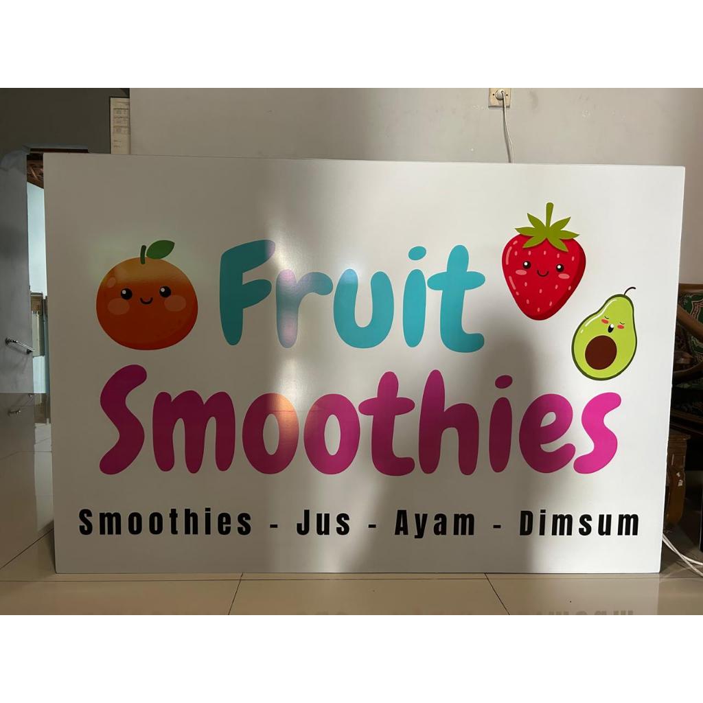 Jual Sticker Neon Box Ukuran 50 x 80 cm 1 sisi 2 sisi | Shopee Indonesia