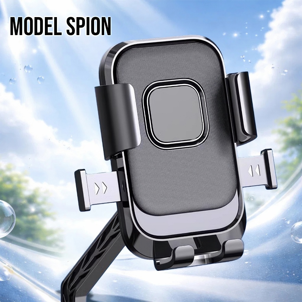 Holder HP Motor Universal GX-10 Penjepit Stang Anti Goyang foto 2