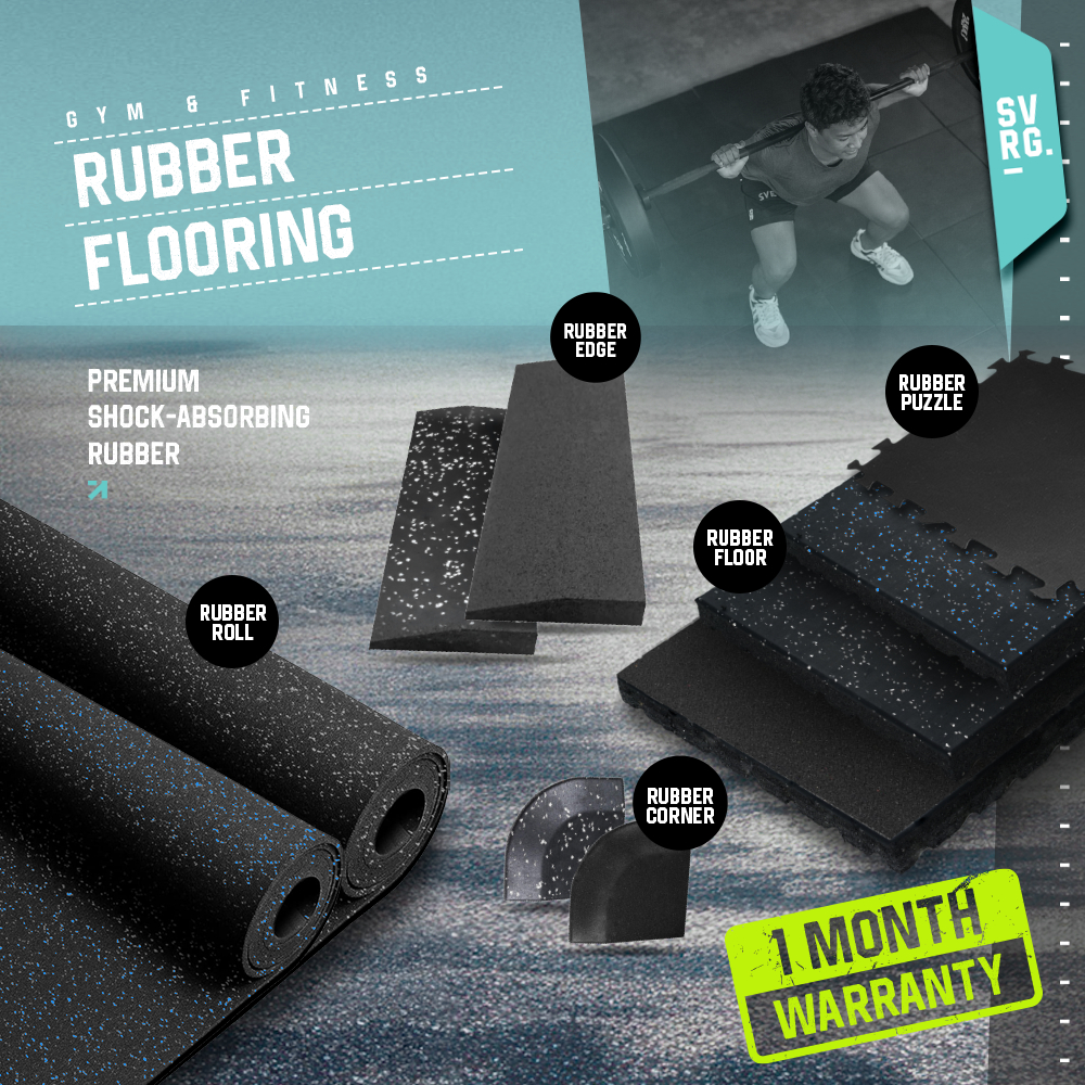 Jual SVRG Rubber Flooring 20mm 40mm 50mm - Karpet Gym - Lantai Gym ...