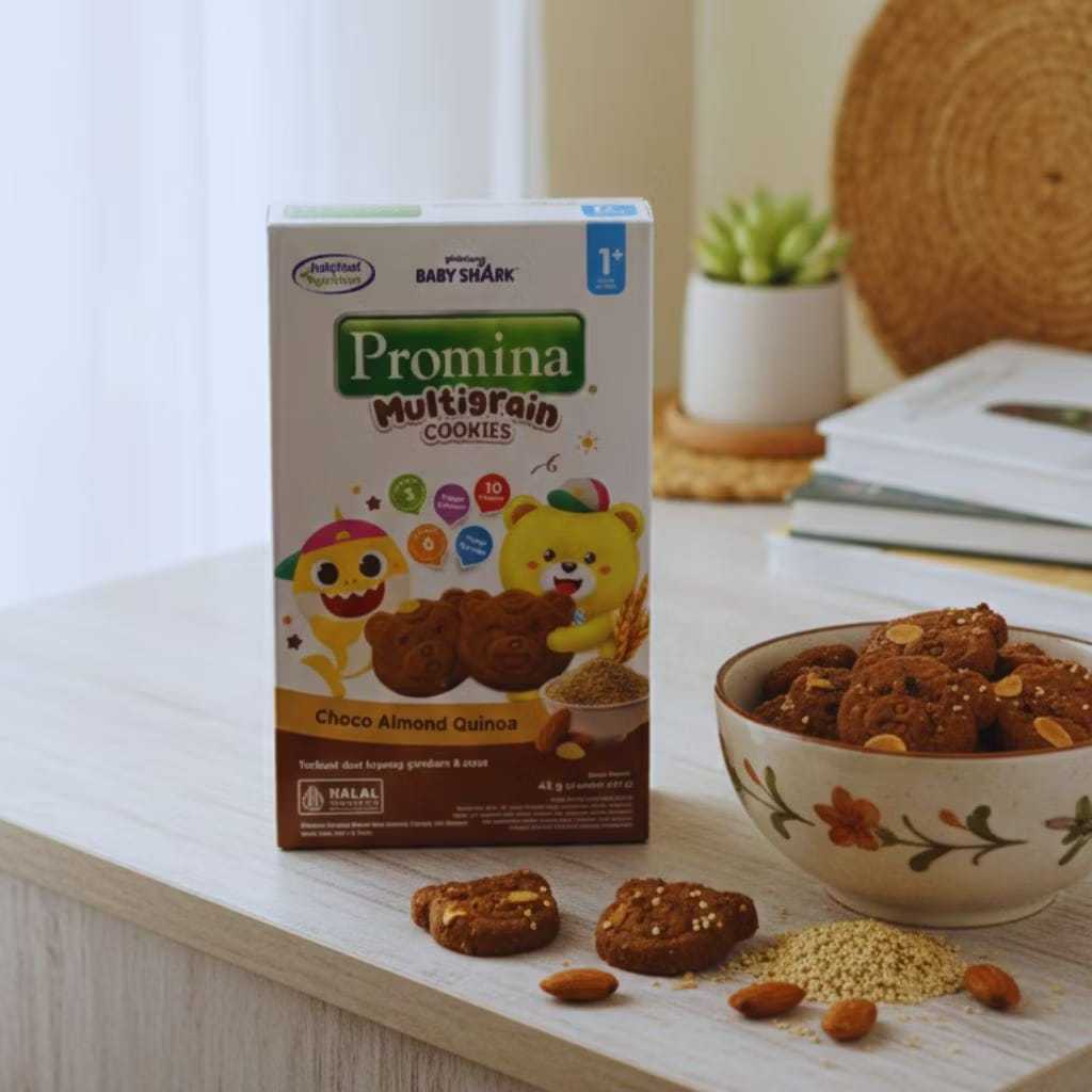 Jual Promina Multigrain Cookies 1+ Blueberry Cheese Oat / Choco Almond ...