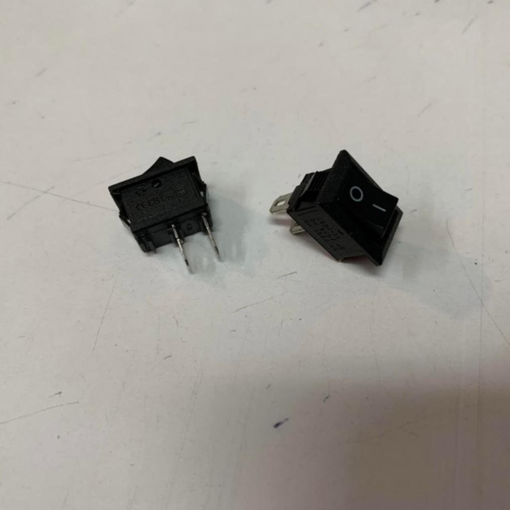Jual Rocker Switch Saklar Mini 2pin 2 pin 2 p 2p Hitam (tanpa lampu ...