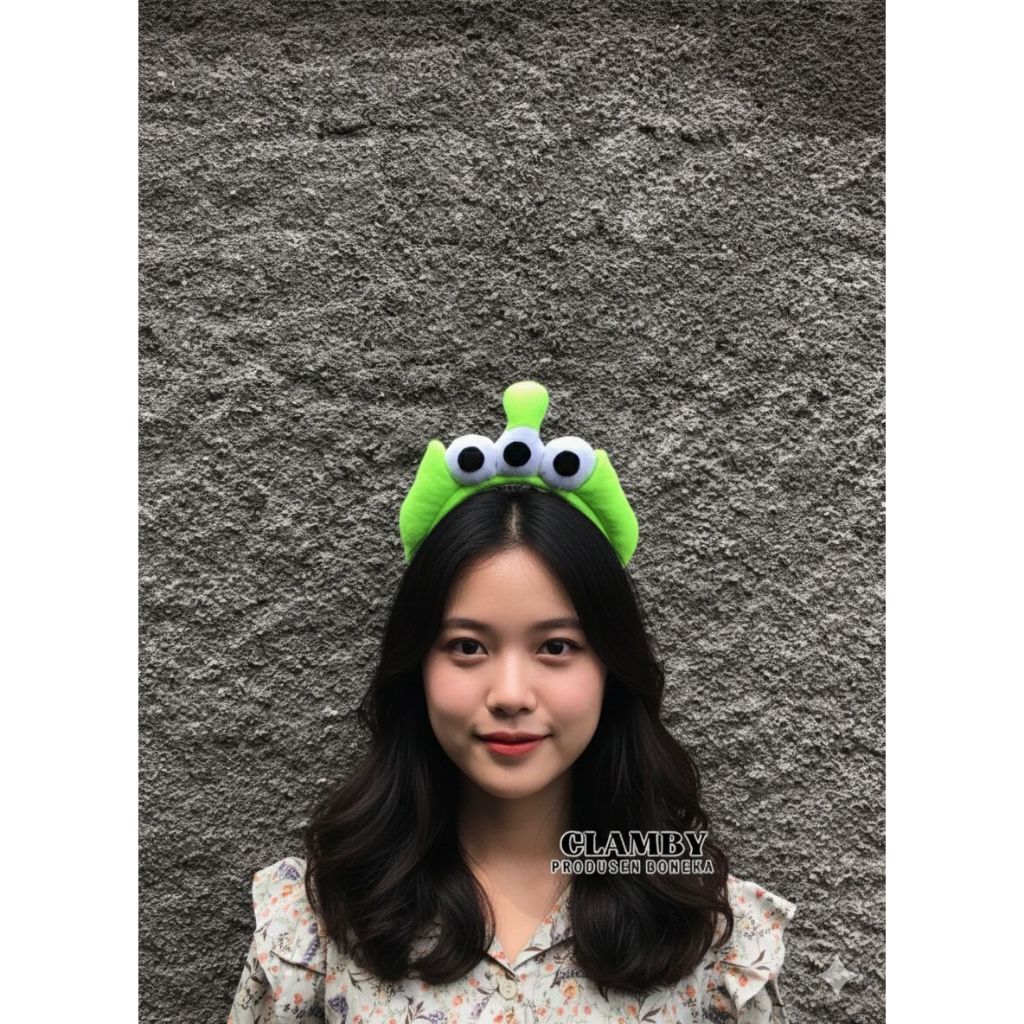 Jual Bando Bandana Disney Pixar Toy Story Alien Plush Headband| Nyaman ...