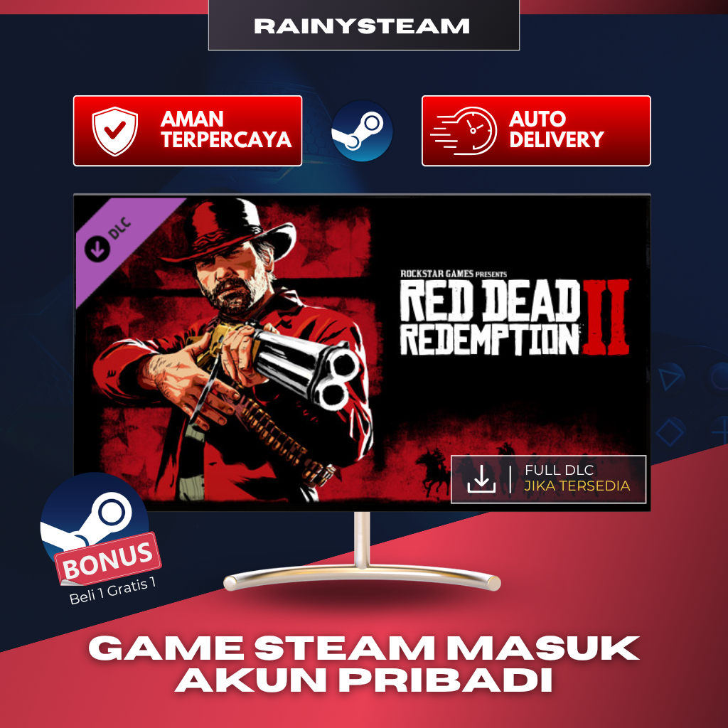 Jual [BELI 1 GRATIS 1] Red Dead Redemption 2 / AUTO DELIVERY / STEAM ...