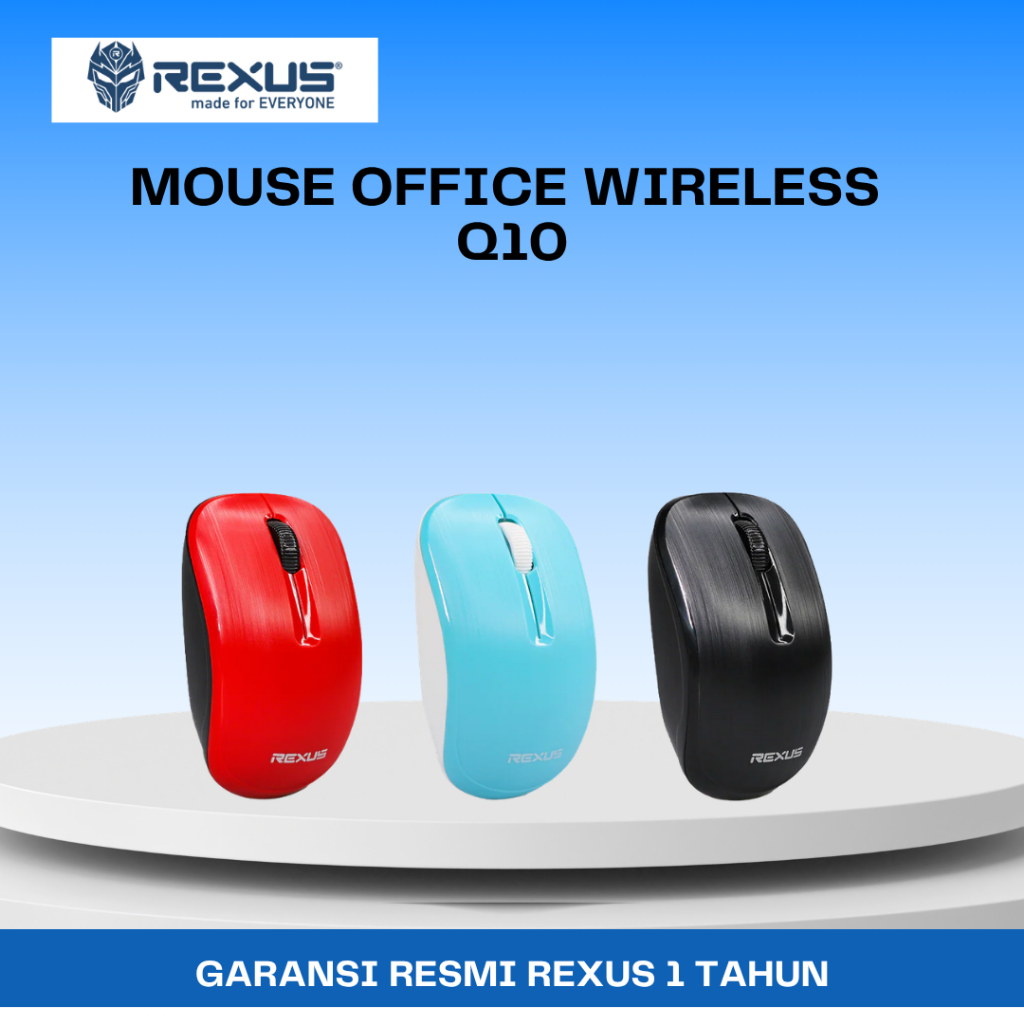 Jual REXUS Mouse Wireless Office Q10 Silent Click | Shopee Indonesia