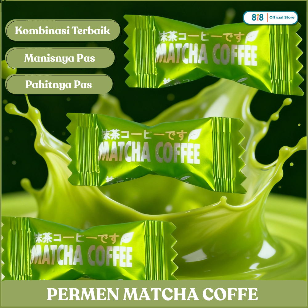 Jual Permen Matcha Coffee Viral Bebas Gula Rasa Matcha Yang Nikmat ...