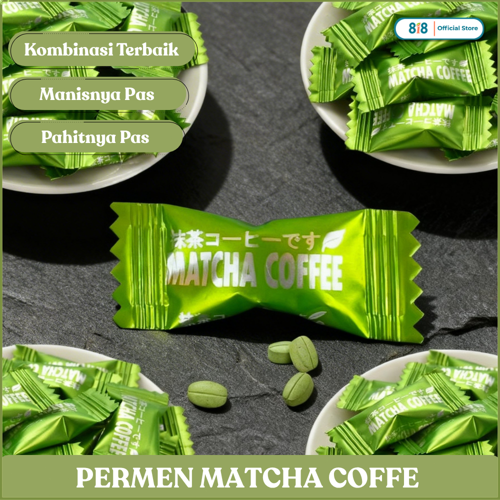 Jual Permen Matcha Coffee Viral Bebas Gula Rasa Matcha Yang Nikmat ...