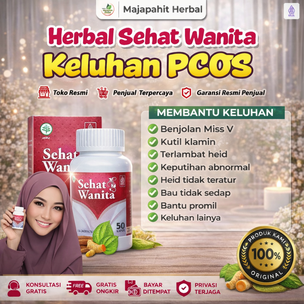Jual Obat PCOS Endrometriosis Keputihan Telat Datang Bulan Sehat Wanita ...