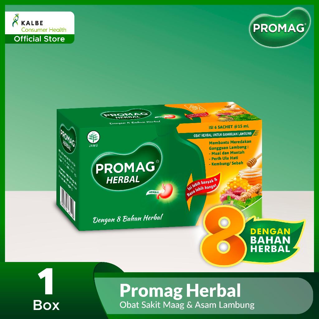 Promag Herbal Obat Herbal Gangguan Lambung (Maag Herbal) 1Box