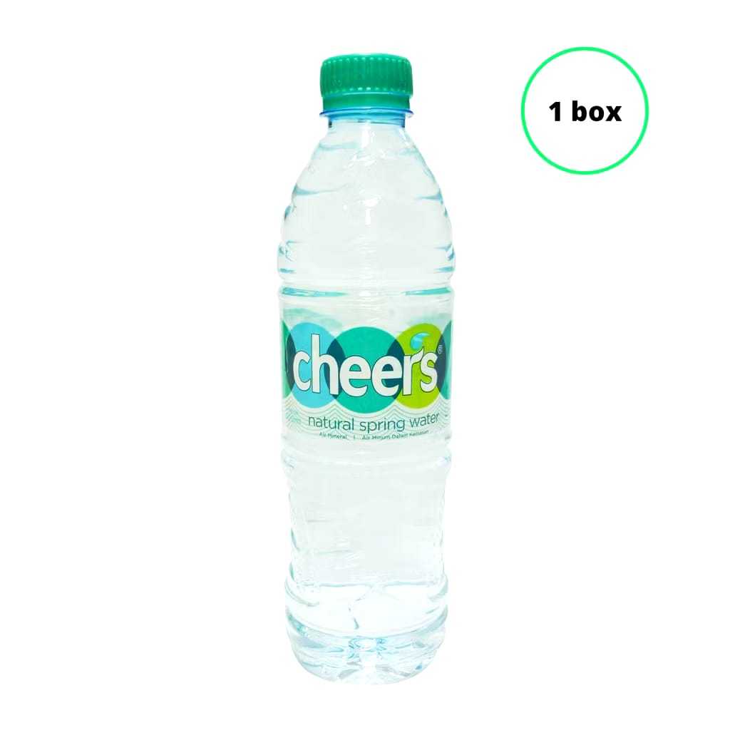 Jual Cheers Natural Spring Water Botol 600 ml 1 Dus Isi 24 Botol Air ...