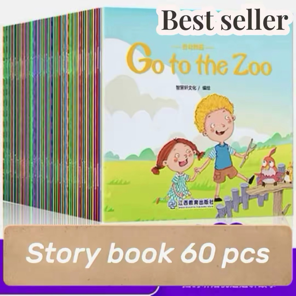 Jual story book set isi 60 pcs English Story Book for Children 60 set ...