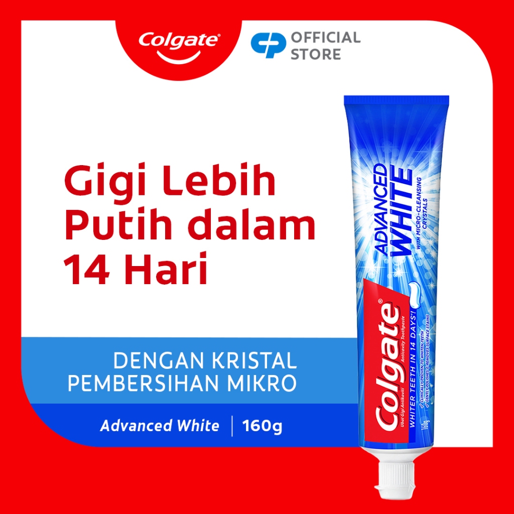 Jual Colgate Advanced White Whitening Toothpaste 160g - Pasta Gigi ...