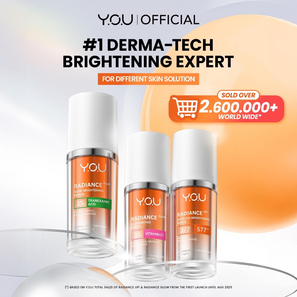 [RADIANCE SERIES] YOU Radiance Plus Acne Brightening Serum | YOU Radiance Glow Illuminating Serum | YOU Radiance UP! Spotless Brightening Serum