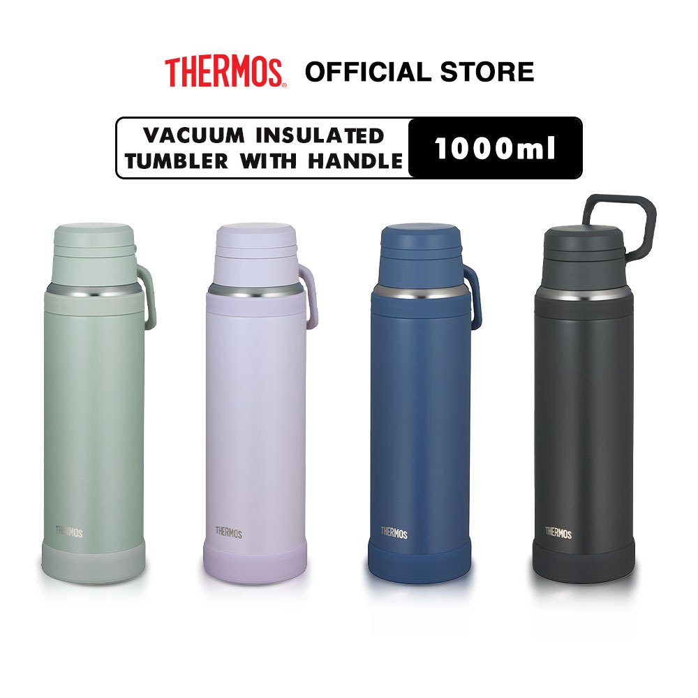 Jual [HOT PRODUCT] Thermos Vacuum Insulated Tumbler with Handle 1000 ml ...