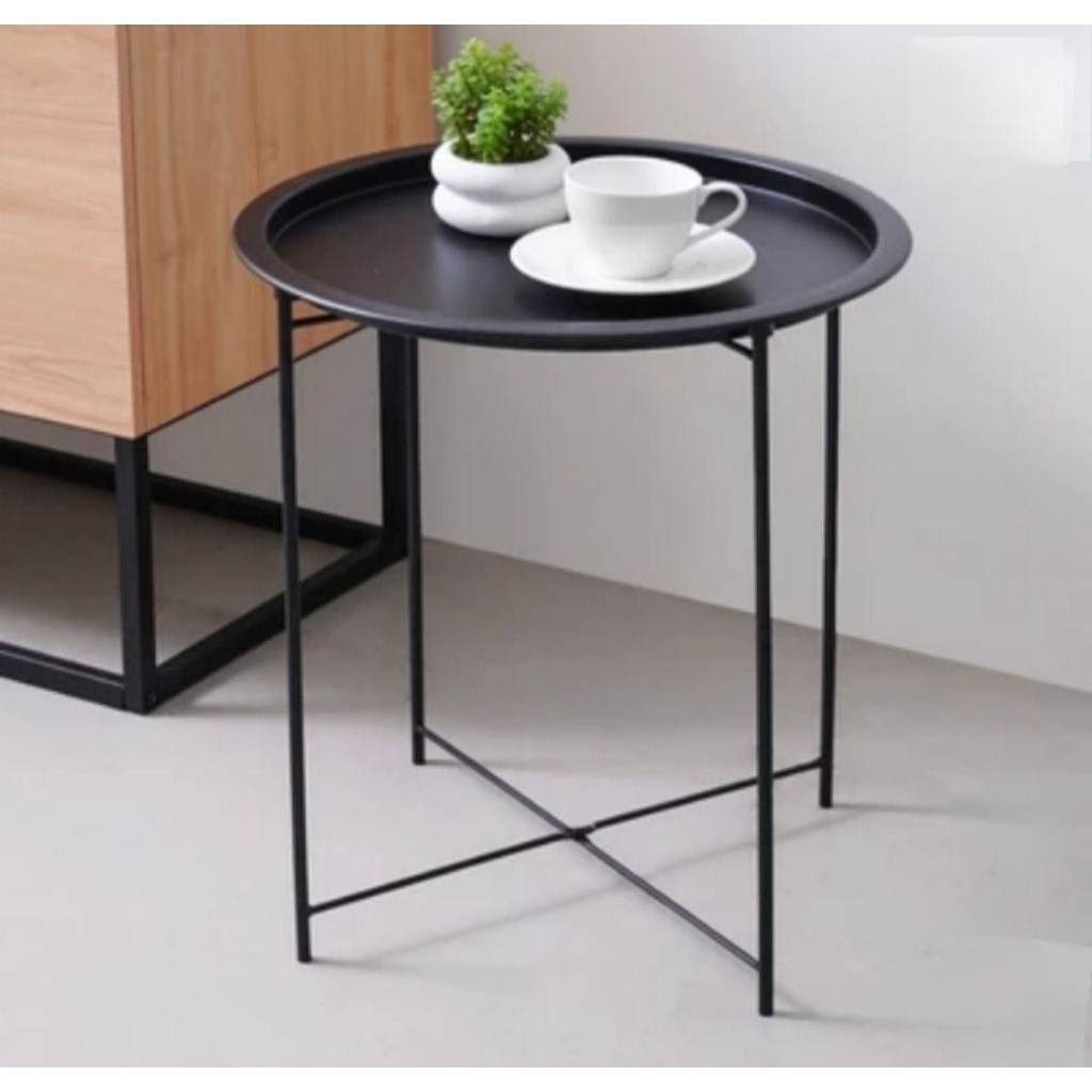Jual Meja Minimalis Bulat Sisi Neo Helios Informa | Shopee Indonesia
