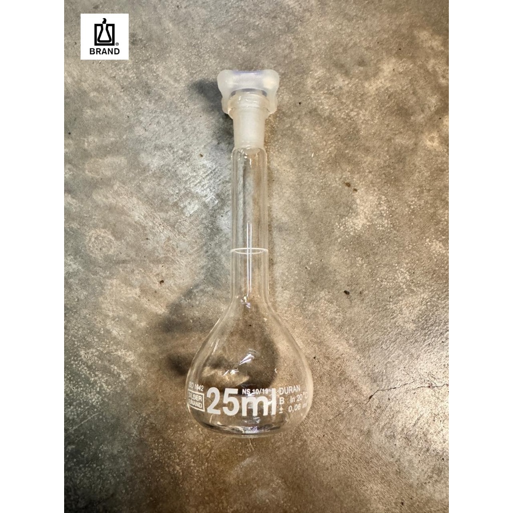 Jual Volumetric Flask SILBERBRAND Class B BRAND Germany | Labu Ukur ...