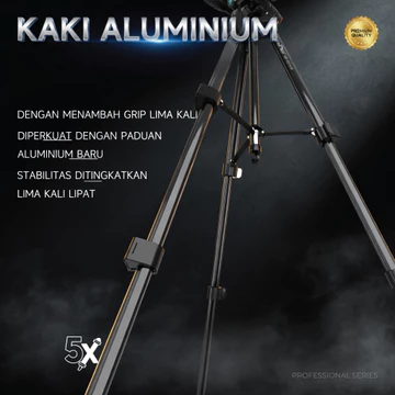 Tripod NP 3170S Bluetooth Professional 130cm Multifungsi Untuk HP Kamera Live Streaming Vlog