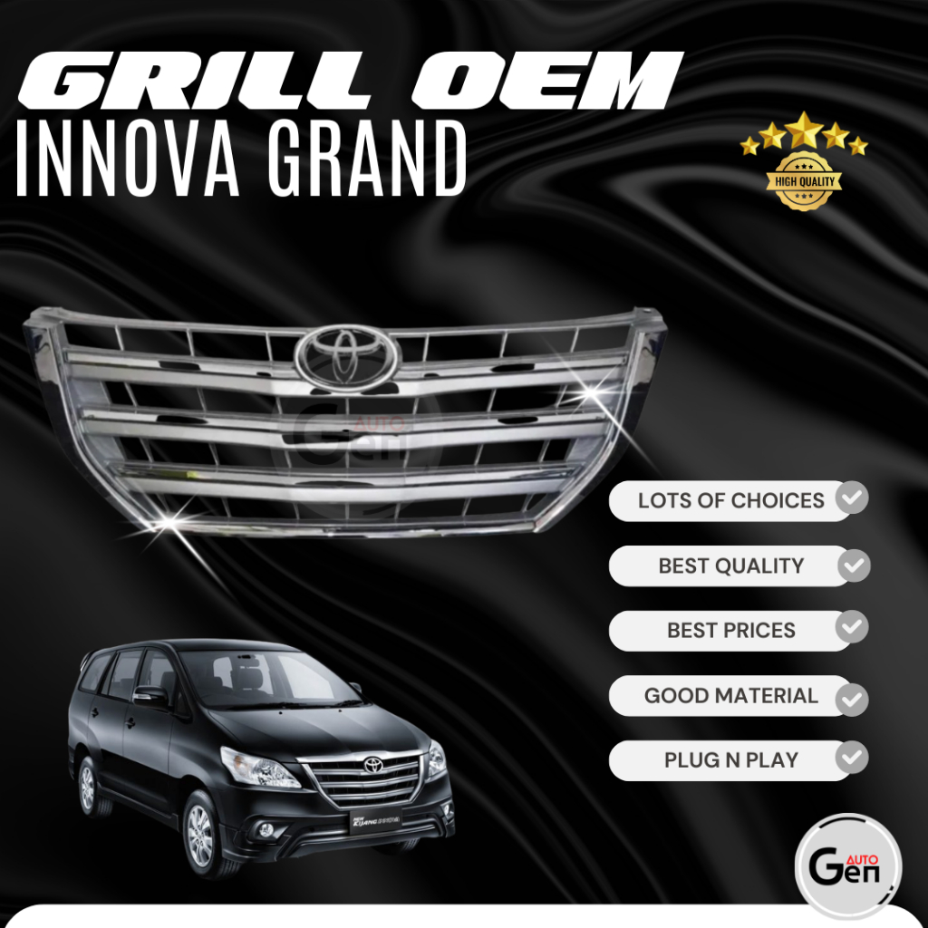 Jual GRILL INNOVA BARONG 2014-2015/INNOVA NEW 2008-2010 MODEL OEM ...