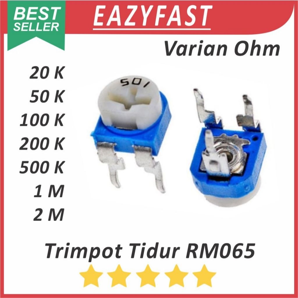 Jual Trimpot 20K 50K 100K 200K 500K 1M 2M 20 50 100 200 500 K 1 2 M Ohm ...