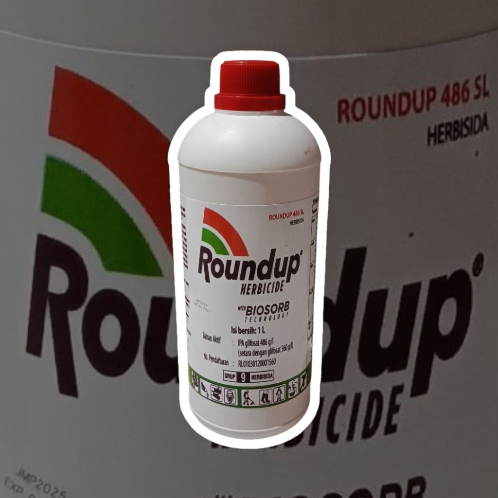 Jual ROUNDUP 486 SL Plus { CURAH/REPACKing } Herbisida Obat Pembasmi ...