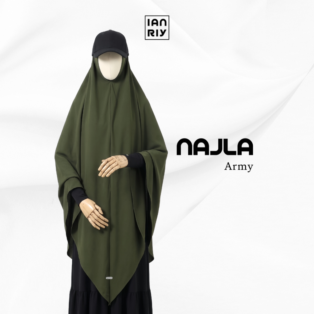 NAJLA By IANRIY Hijab Nonpad Jersey Lancip Khimar Nonped Jersey ITY Korea 200 Gsm