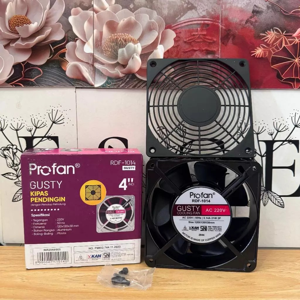 Jual Cooling Fan 4 Inch Kipas Pendingin 220 Volt 50Hz Video Fan 4 ...
