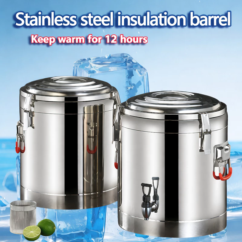 Termos Stainless Steel Double Layer Kapasitas BesarBotol Termos Insulasi Panas DinginCangkir Termal - foto 1